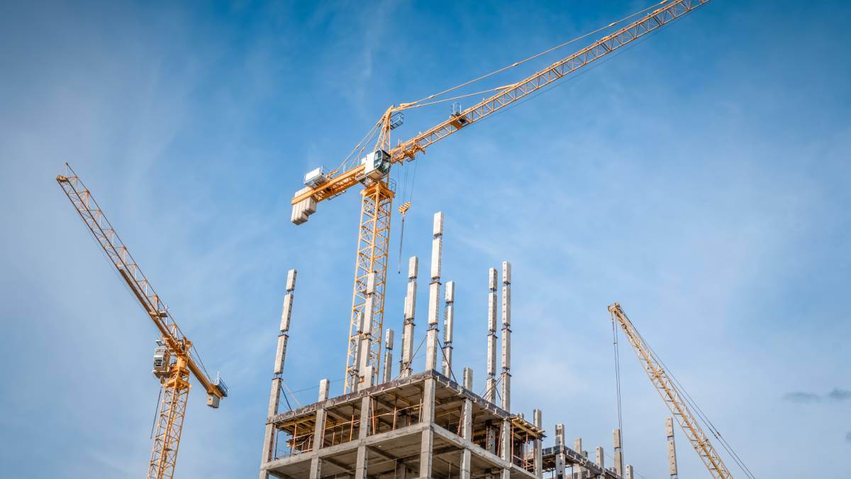 A picture of a construction project