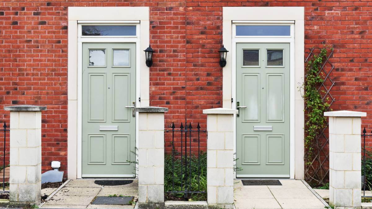 next door